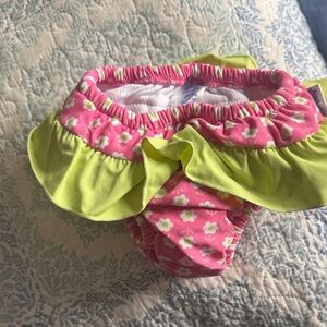 i play. Pink and Lime Floral Diaper Cover